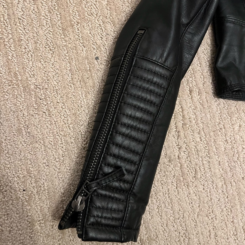 Zara Basic Moto Leather Jacket - image 5